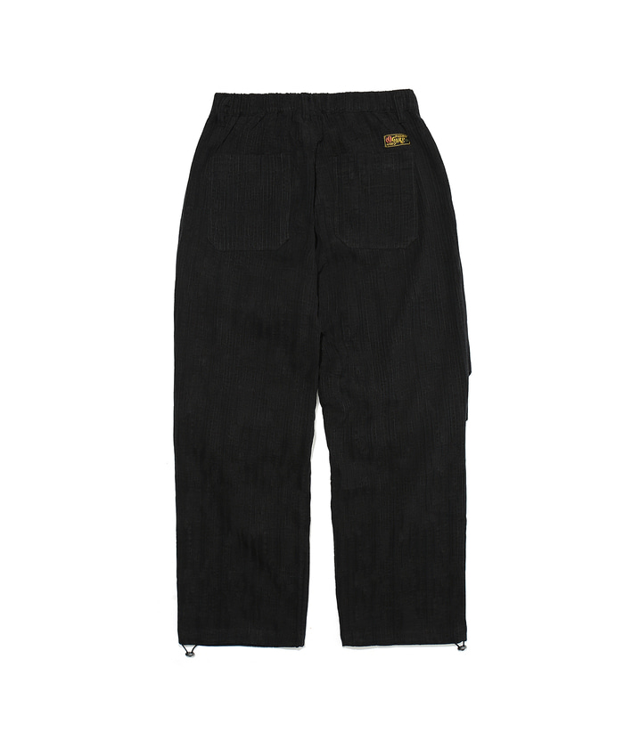 Ogarpian Texture Over Pants Black