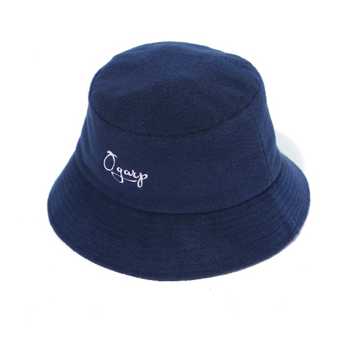 (15%SALE)OGARP TOWEL BUCKET HAT NAVY